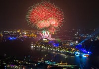 Hamburg Hafengeburtstag AIDA Feuerwerk